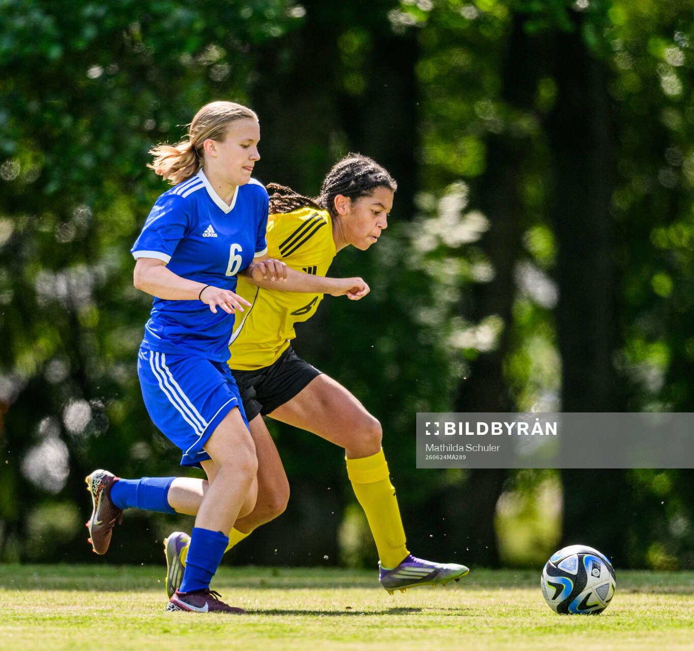 Freja Anderberg, Kalmar FF och Jasmine Okoh, Tottenham