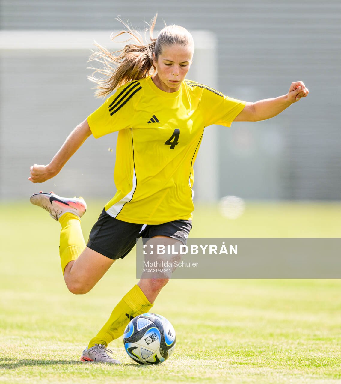 Andrea Nylöf, Djurgårdens IF FFunder en fotbollsmatch på