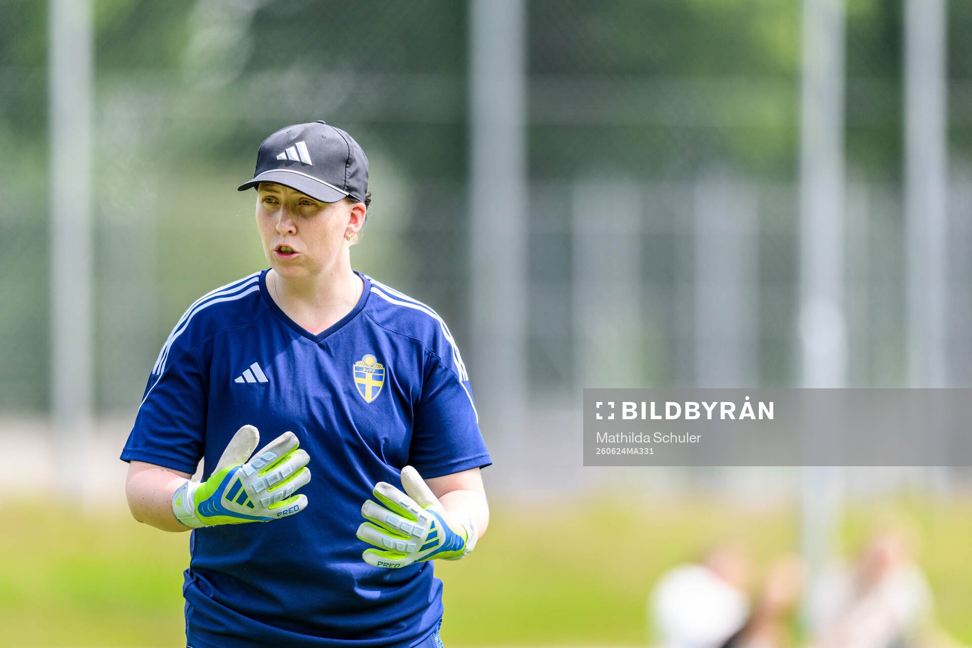 Målvaktstränare Frida Forslund