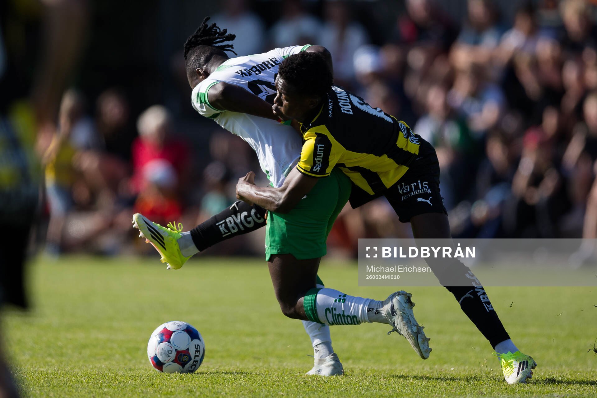 Hammarbys Moise Elohim Victoire Kabore och Häckens