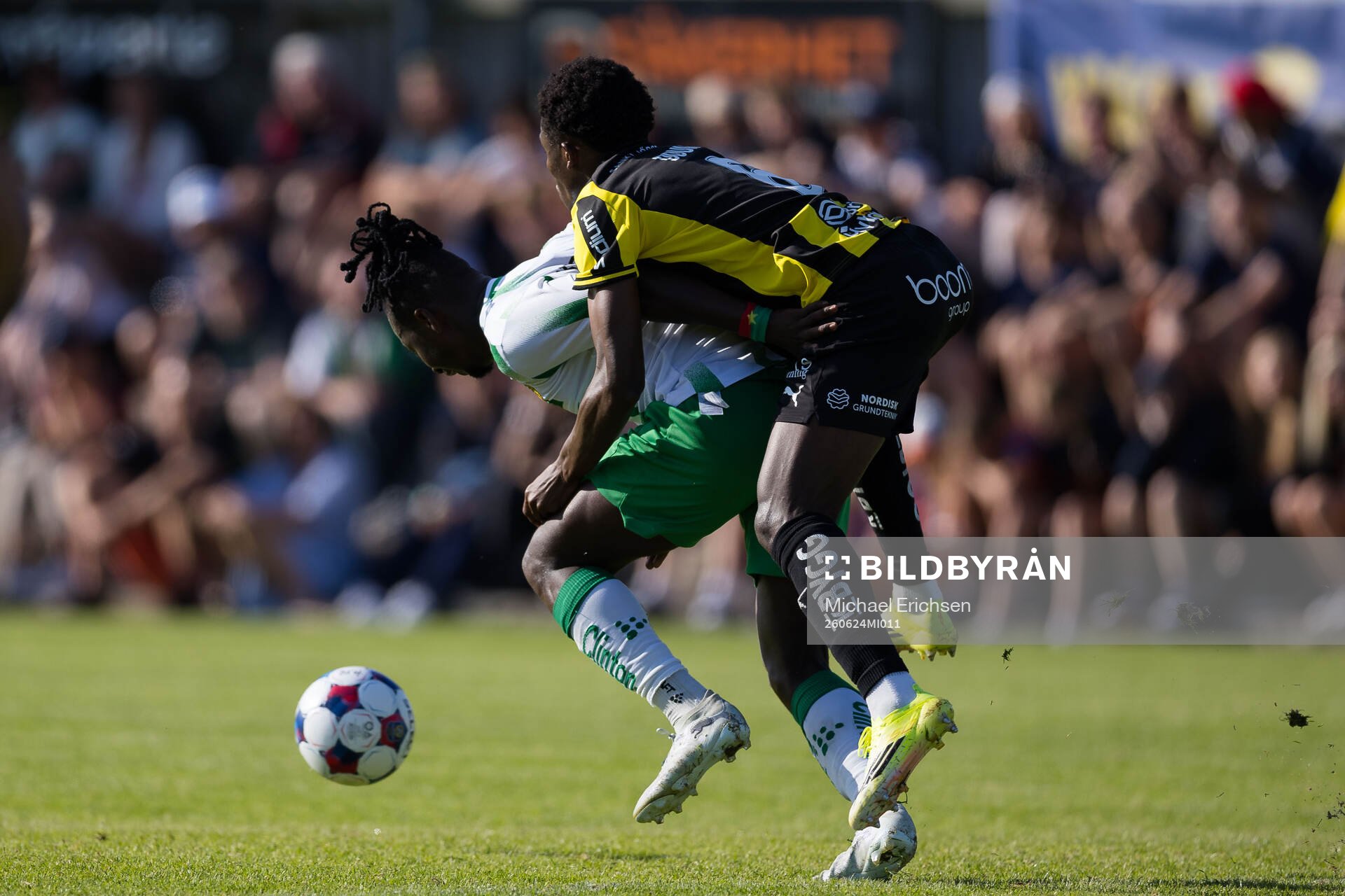 Hammarbys Moise Elohim Victoire Kabore och Häckens