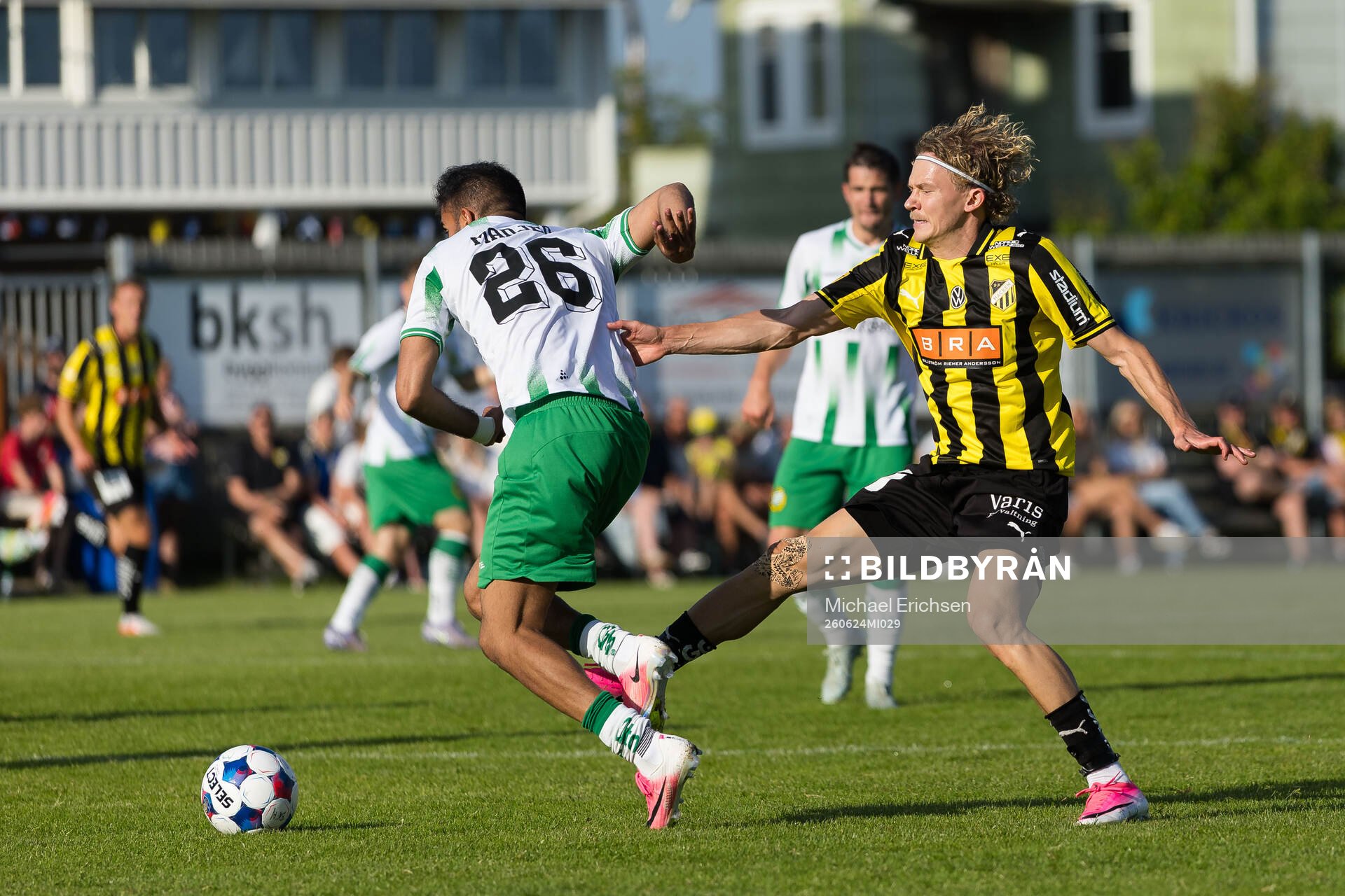 Hammarbys Montader Madjed och Häckens Simen Hestnes