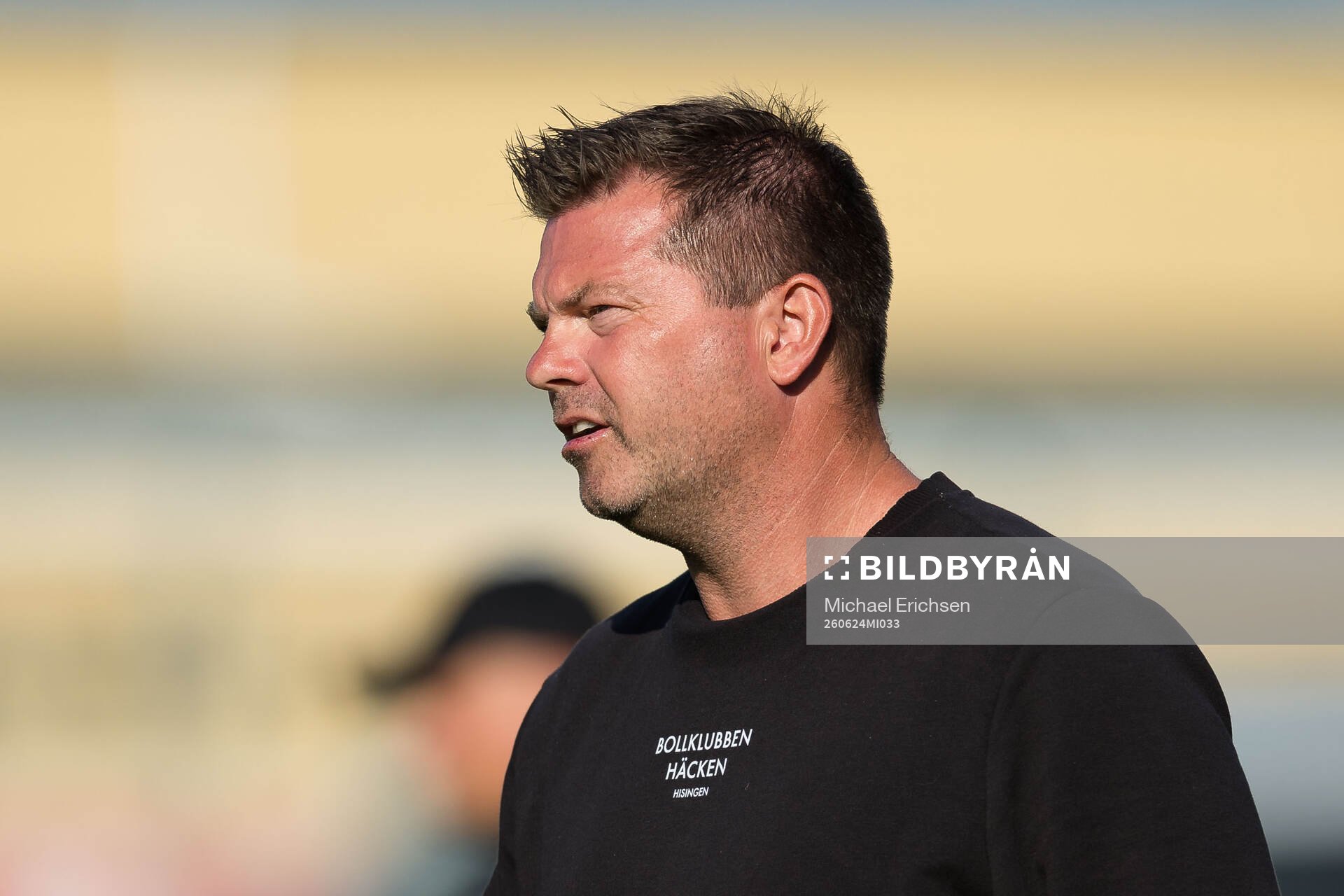 Under träningsmatchen i fotboll mellan Häcken och Hammarby
