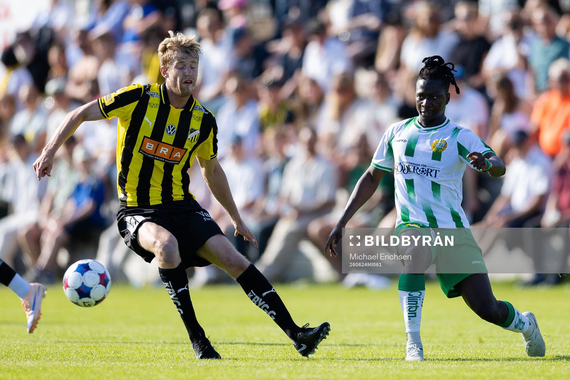 Häckens Filip Helander och Häckens Moise Elohim Victoire