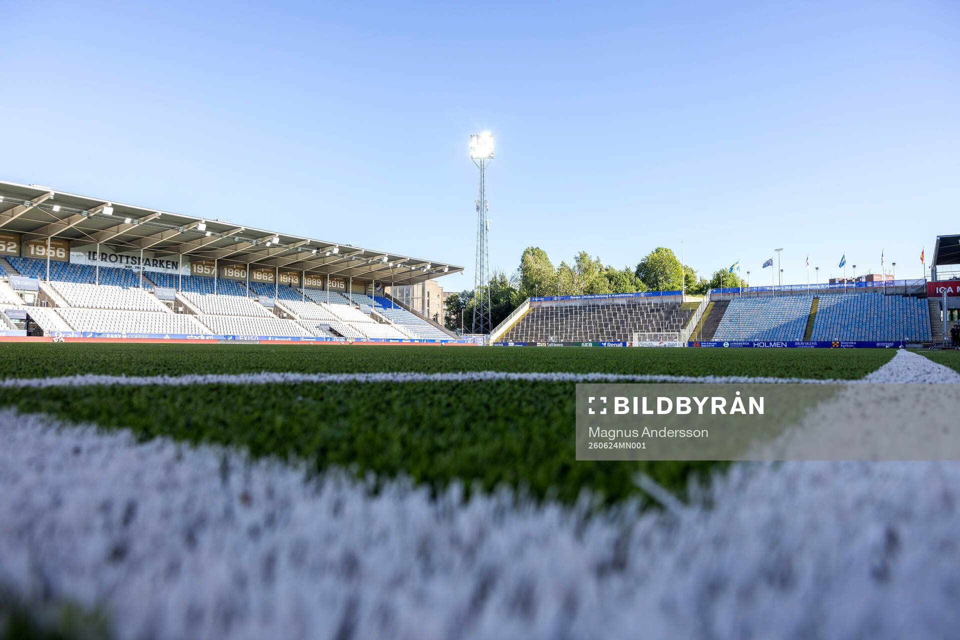 Interiör vy av Norrköpings Idrottspark