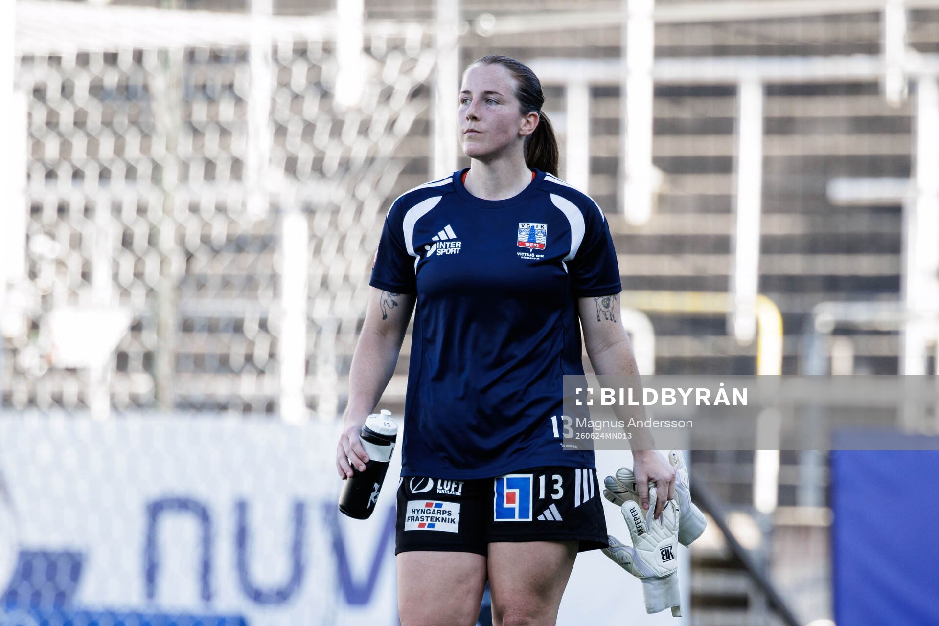 Vittsjös målvakt Elin Vaughan