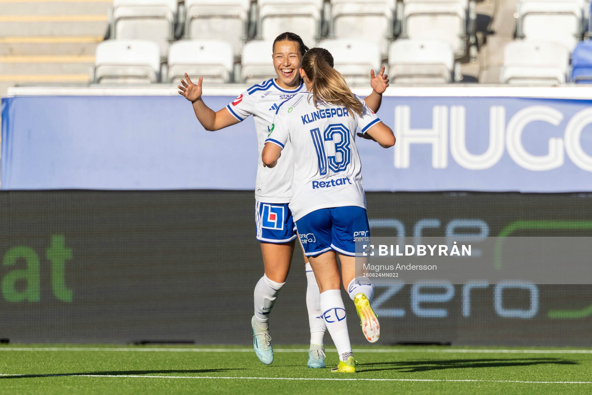 IFK Norrköpings Emma Engström jublar