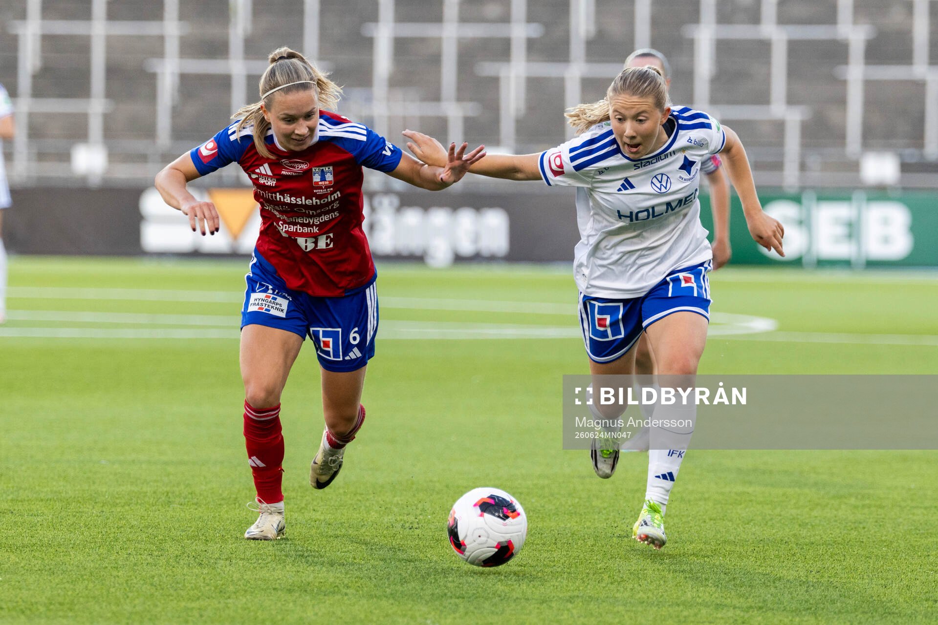 Vittsjös Amanda Altheden och IFK Norrköpings Paula
