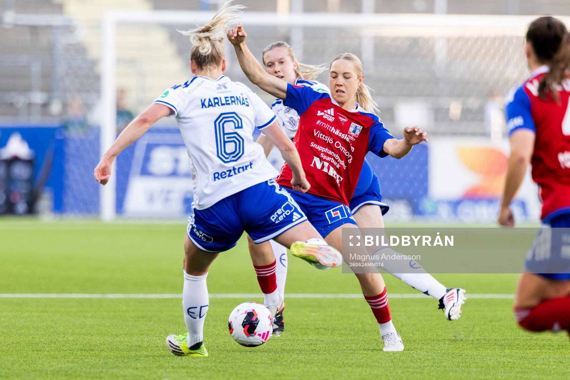 IFK Norrköpings Julia Karlernäs och Vittsjös Milla