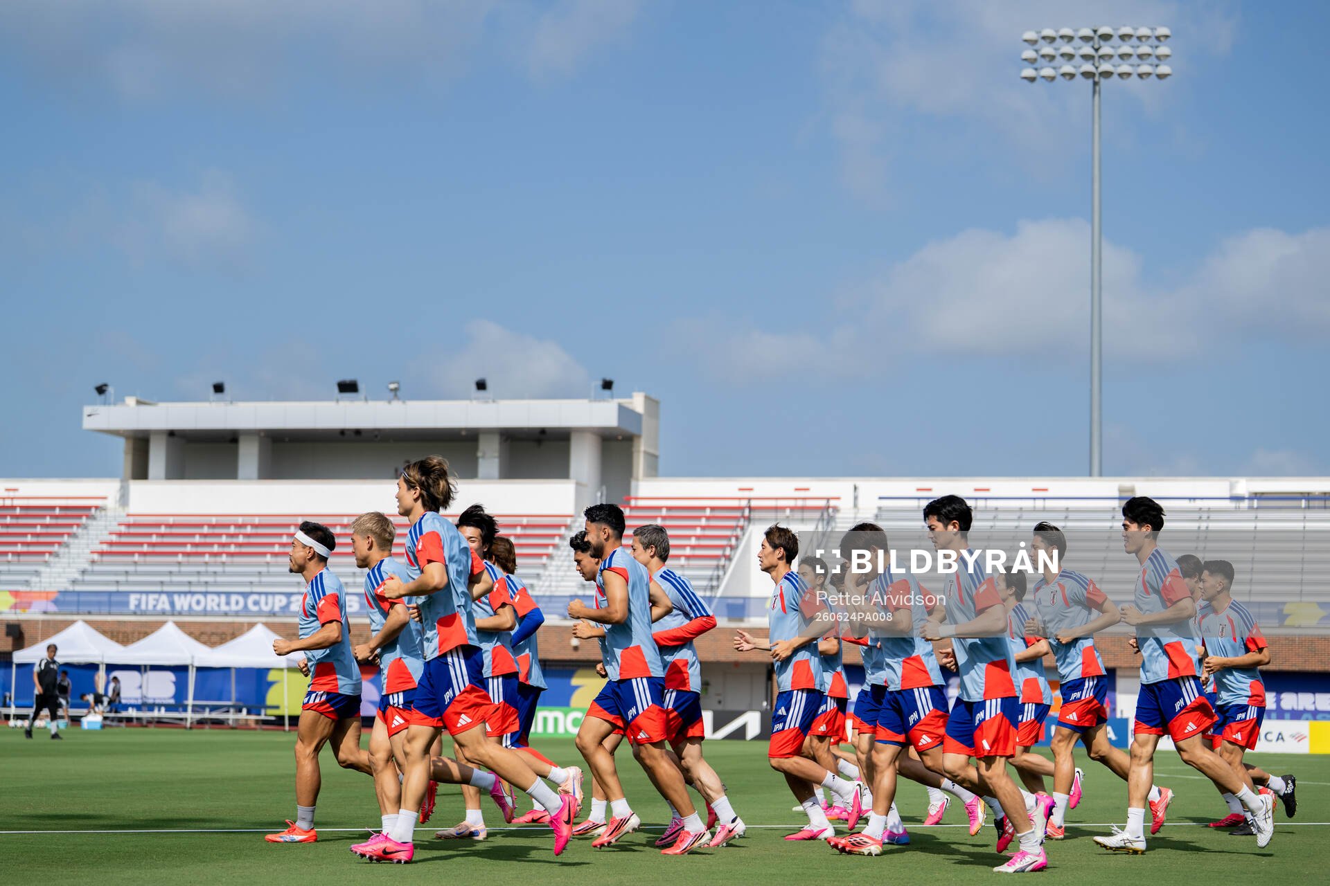 Players of the Japanese national football team at a