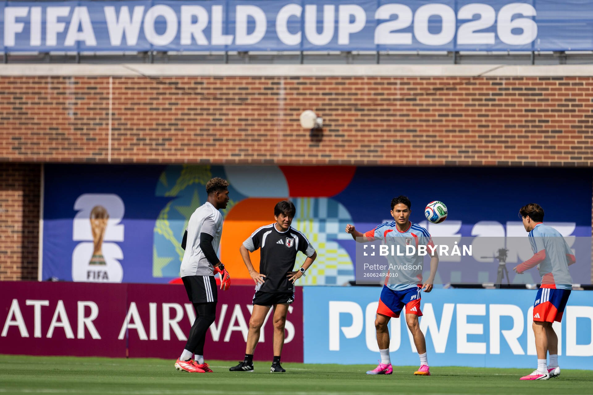 Tsuyoshi Watanabe of the Japanese national football team at