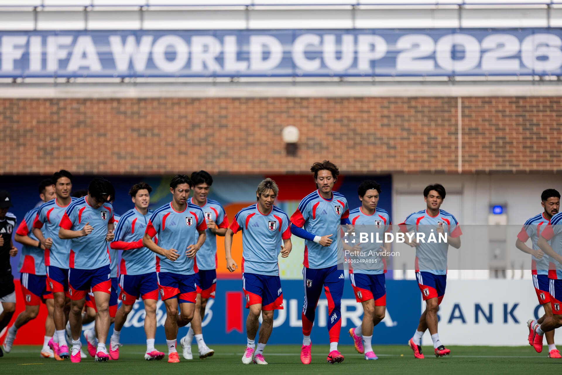 Players of the Japanese national football team at a