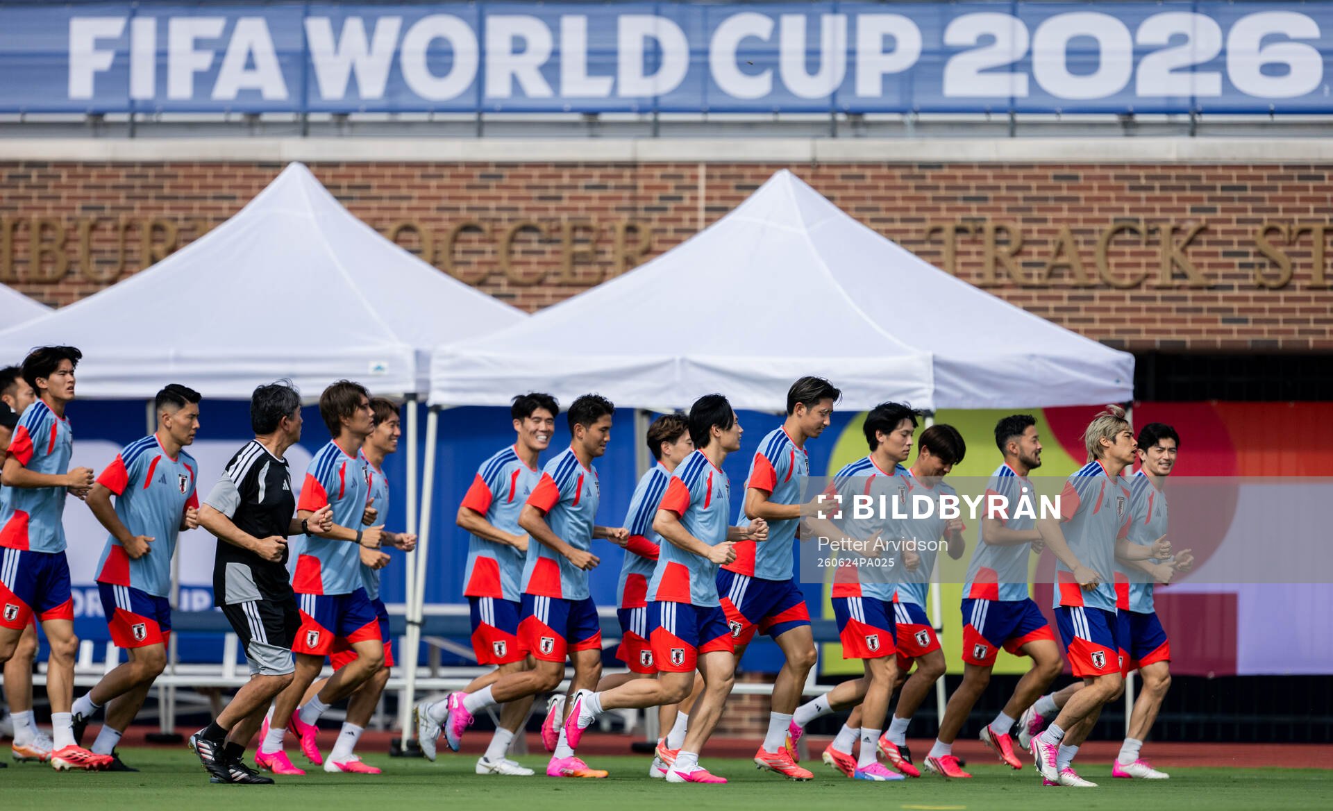 Players of the Japanese national football team at a