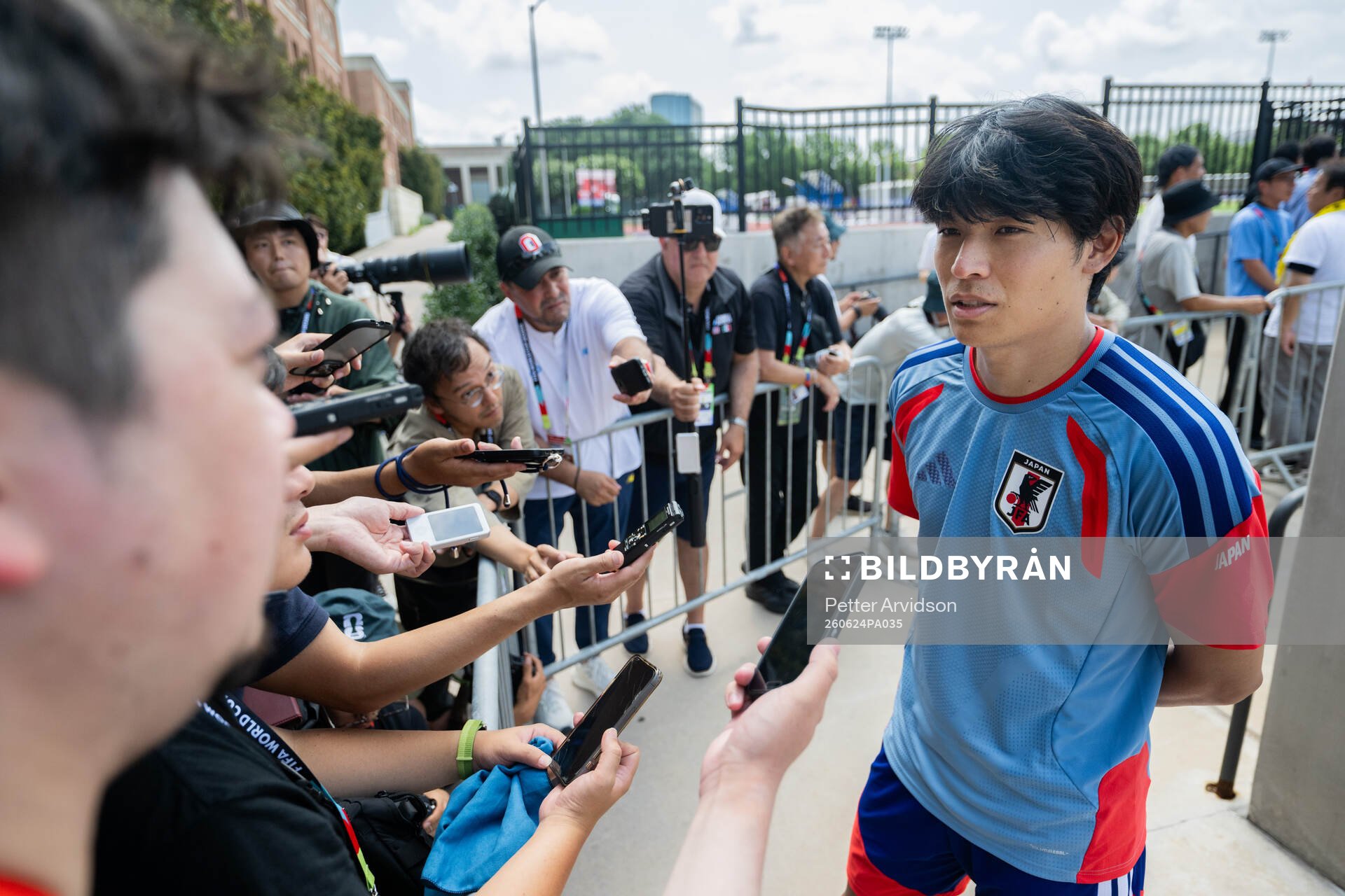 Shuto Machino of the Japanese men's national football team