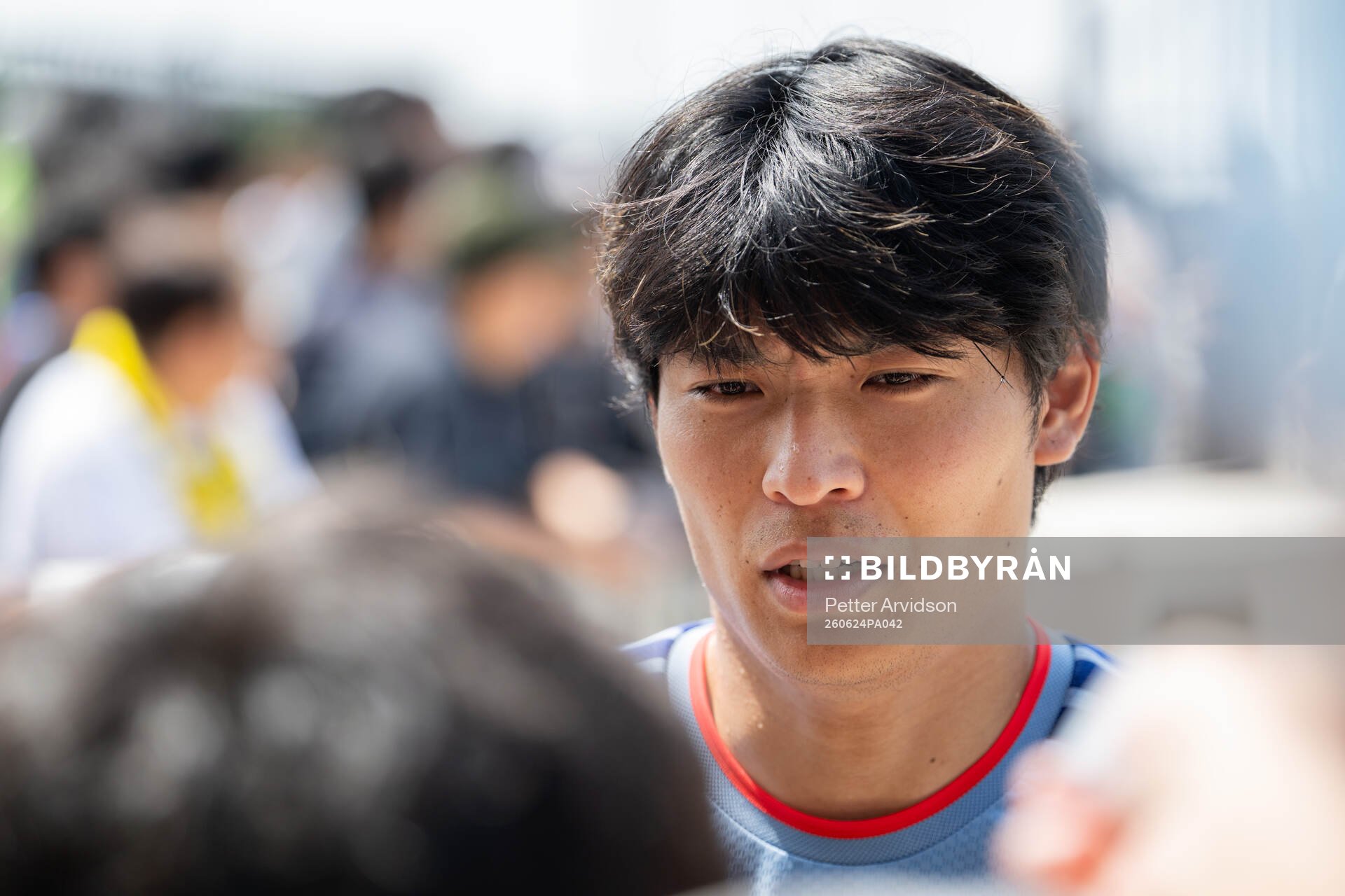 Shuto Machino of the Japanese men's national football team