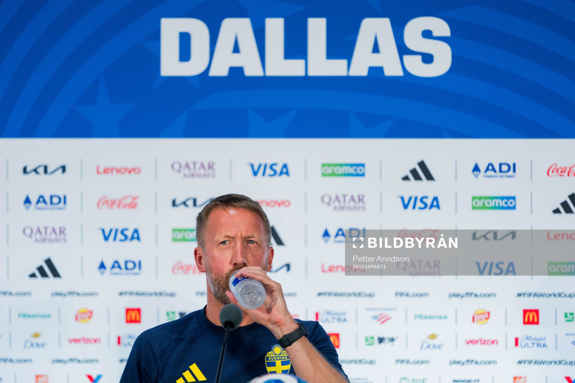 Head coach Graham Potter of the Swedish national football