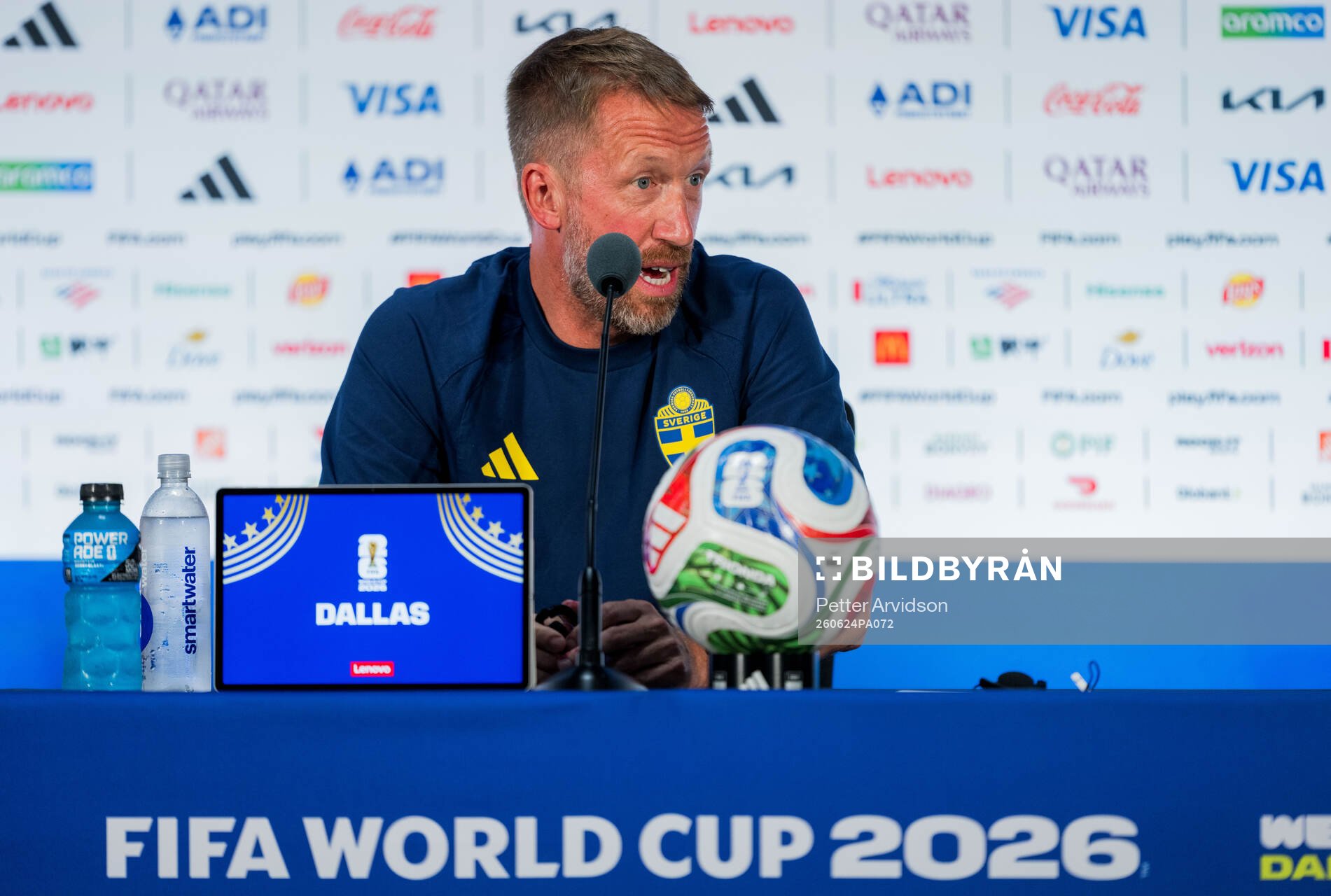 Head coach Graham Potter of the Swedish national football