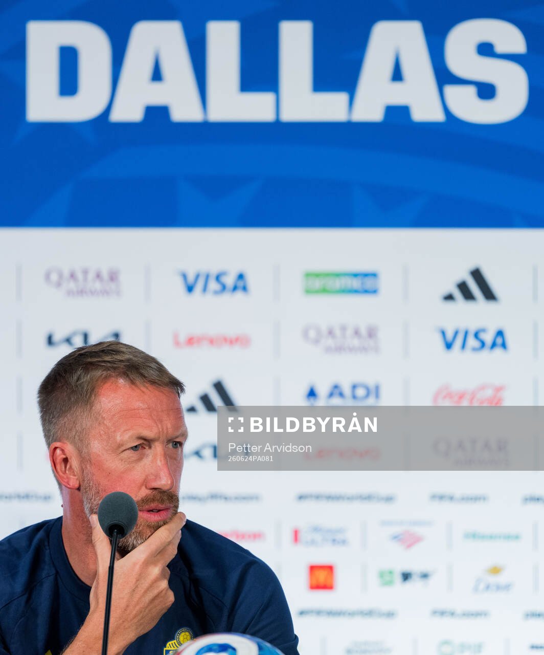 Head coach Graham Potter of the Swedish national football