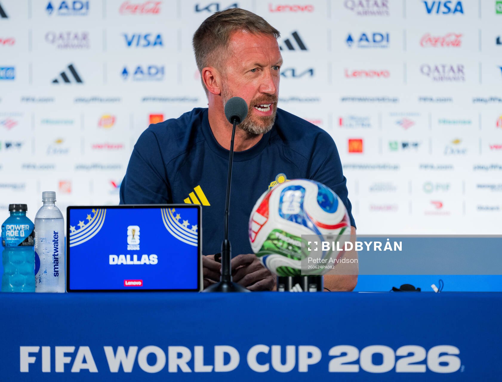 Head coach Graham Potter of the Swedish national football