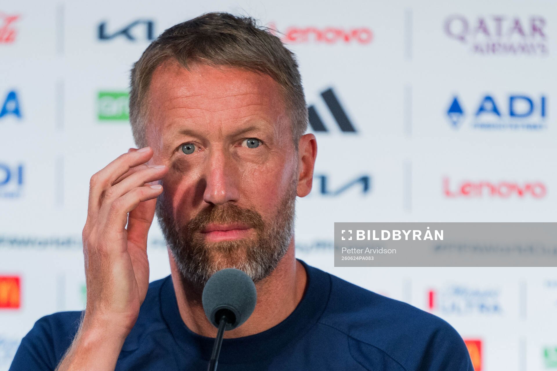 Head coach Graham Potter of the Swedish national football
