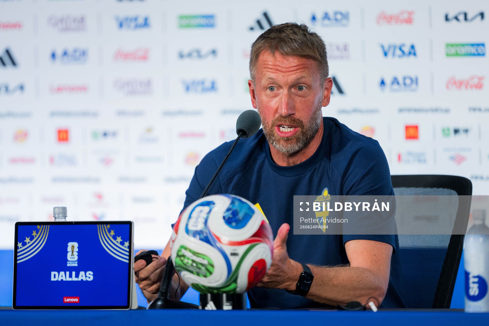 Head coach Graham Potter of the Swedish national football