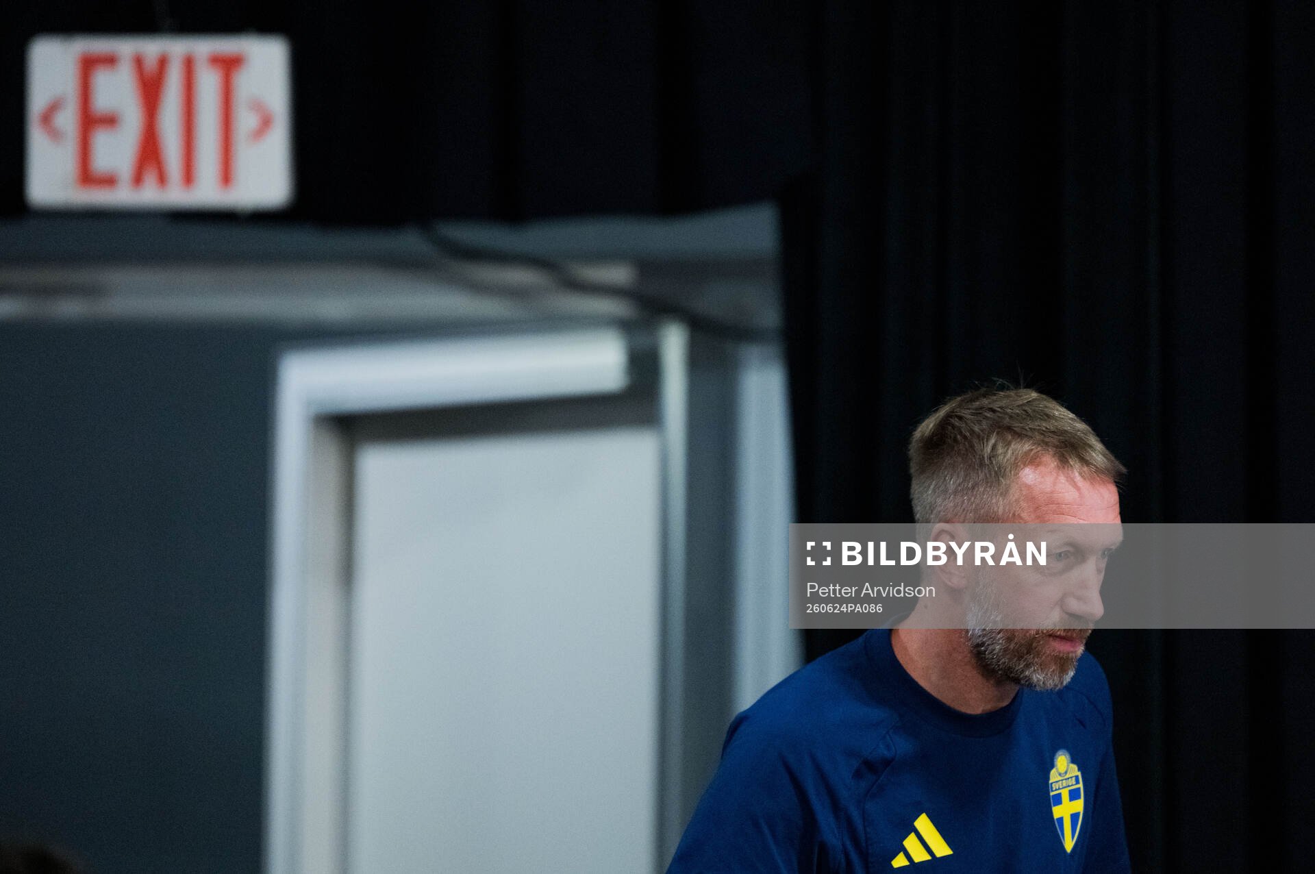 Head coach Graham Potter of the Swedish national football