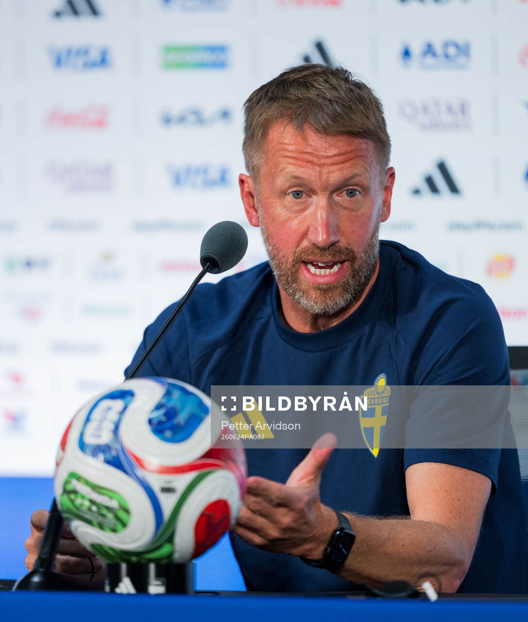 Head coach Graham Potter of the Swedish national football