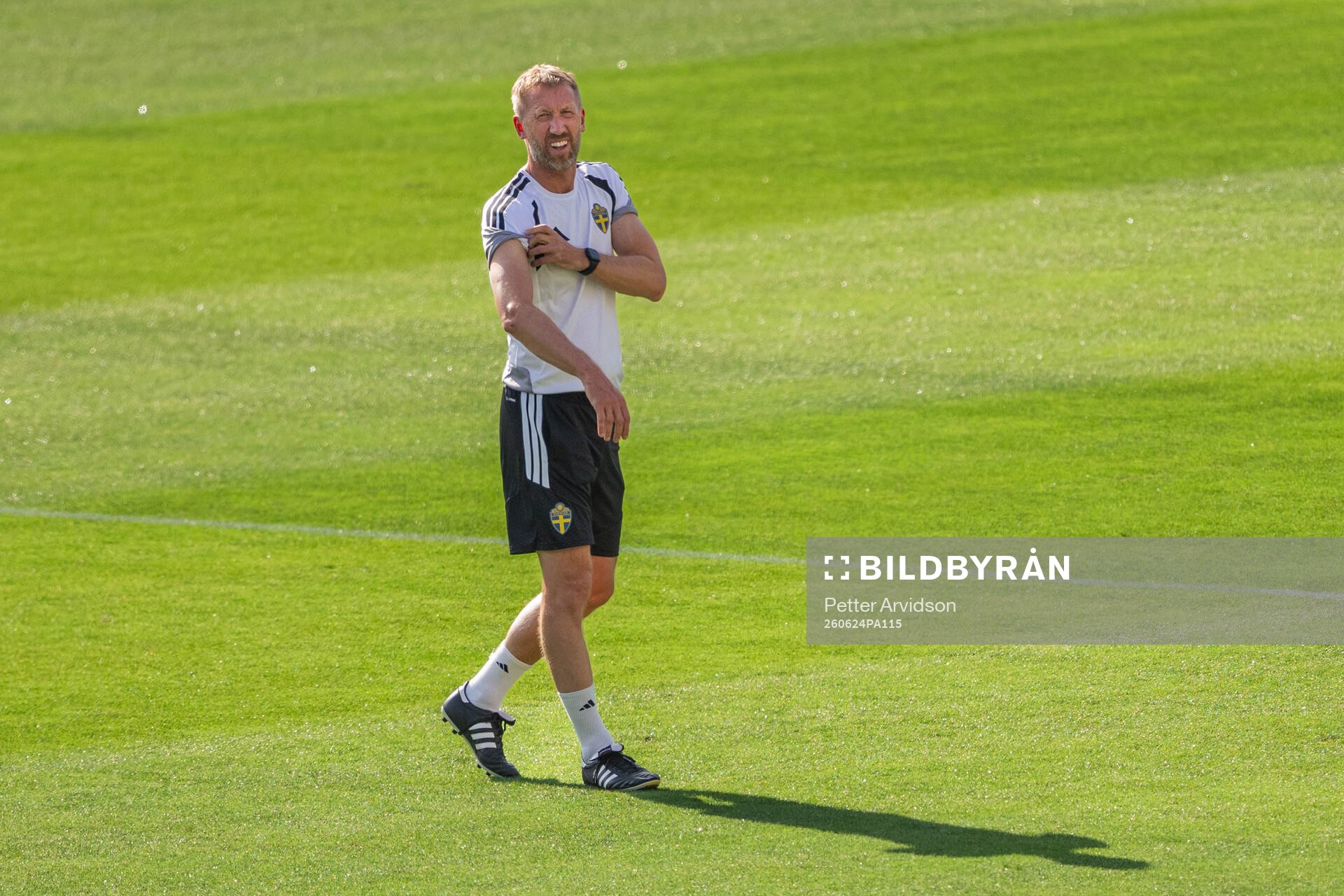 Head coach Graham Potter of the Swedish national football