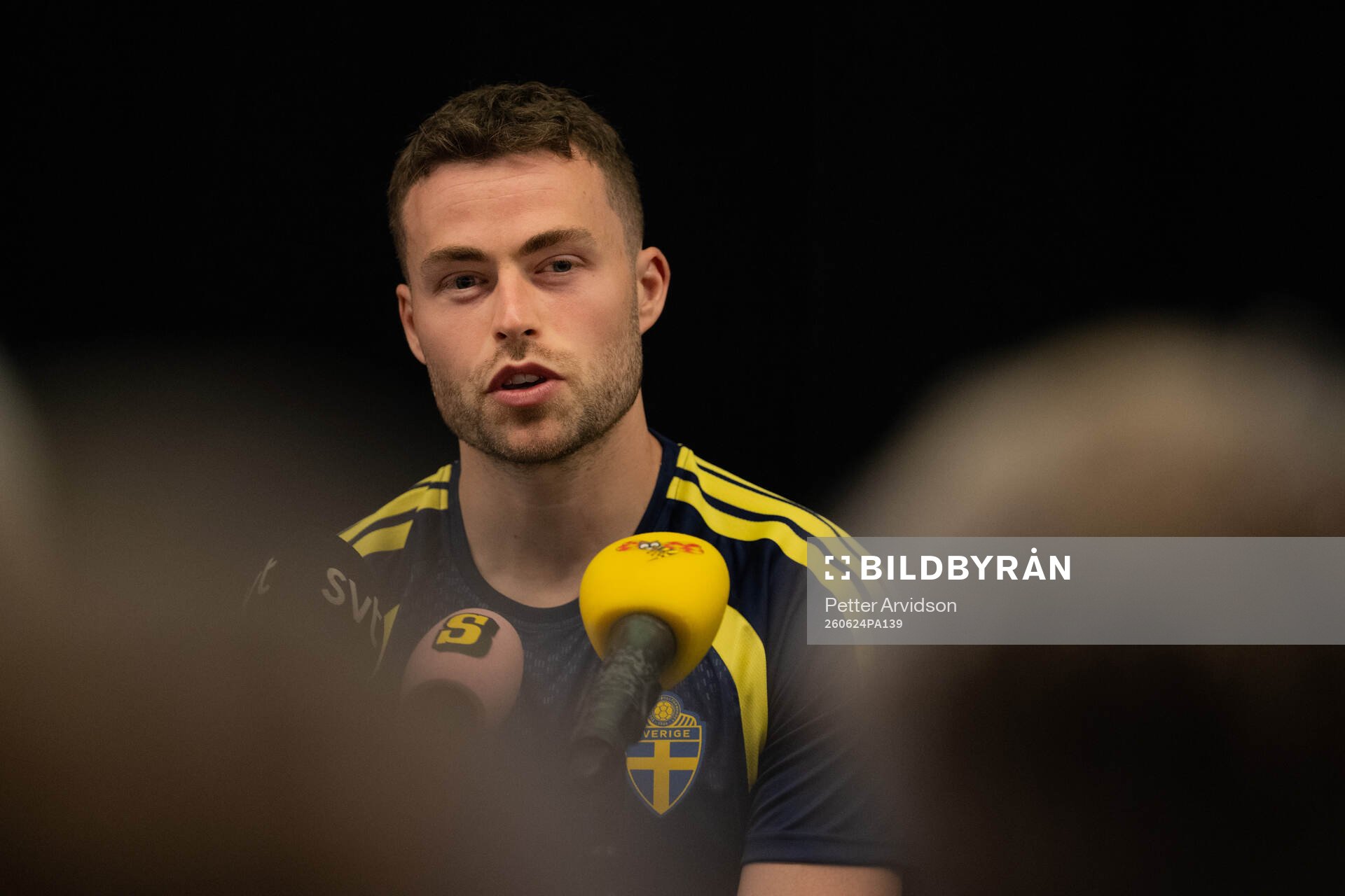 Gabriel Gudmundsson of the Swedish men's national football
