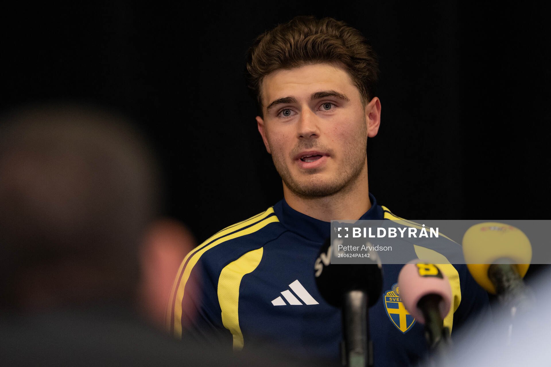 Besfort Zeneli of the Swedish men's national football team