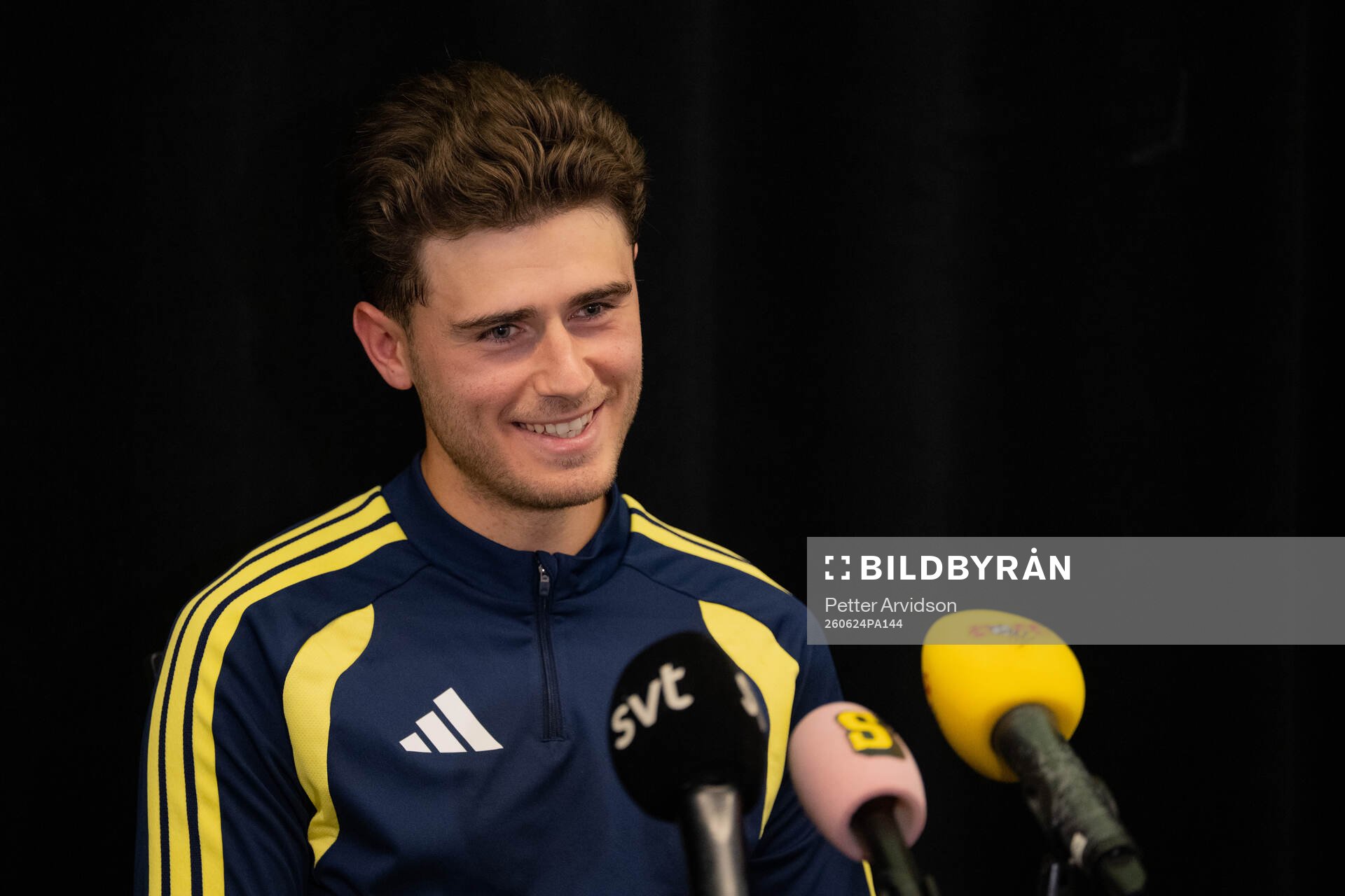 Besfort Zeneli of the Swedish men's national football team