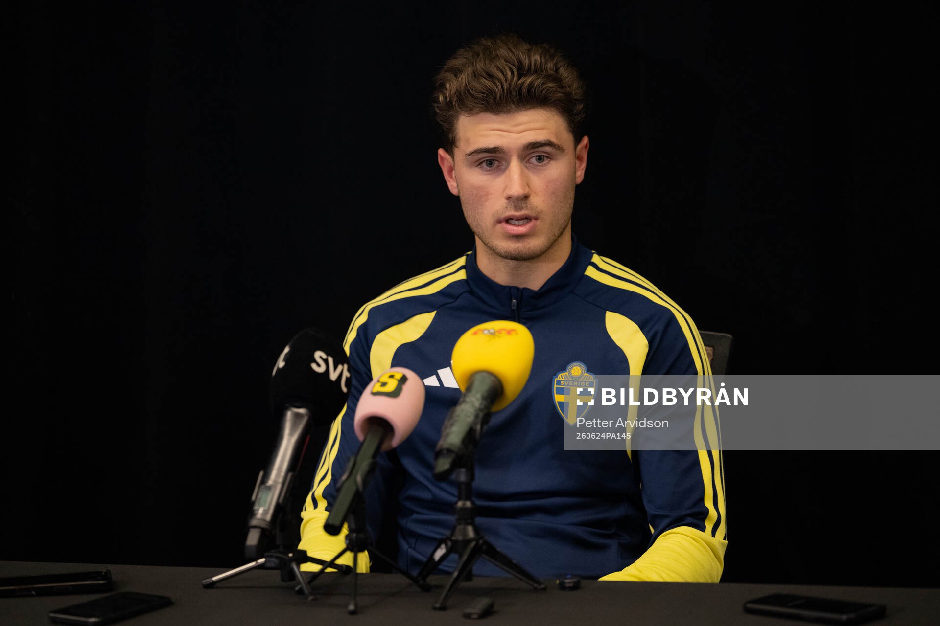 Besfort Zeneli of the Swedish men's national football team