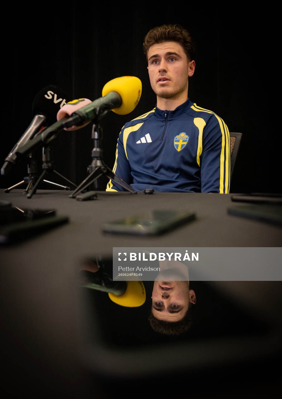 Besfort Zeneli of the Swedish men's national football team