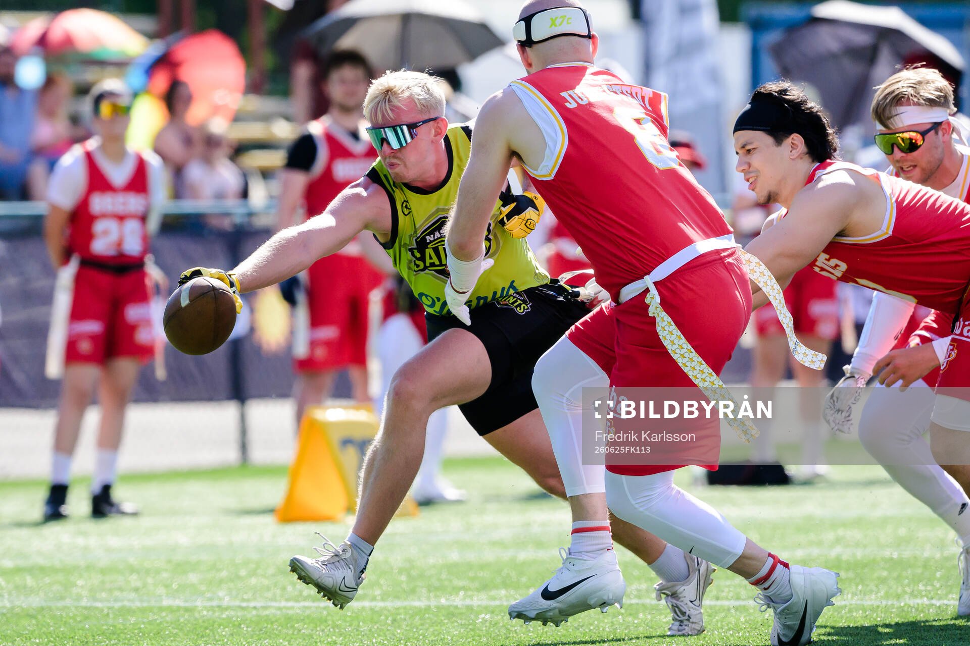 Nässjö Saints Linus Petersson och Uppsala 86ers Erik