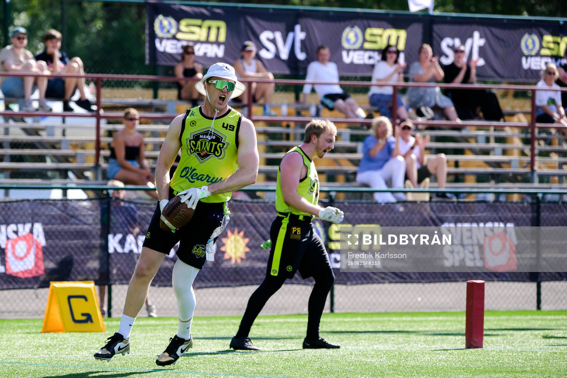 Nässjö Saints Pontus Andersson jublar