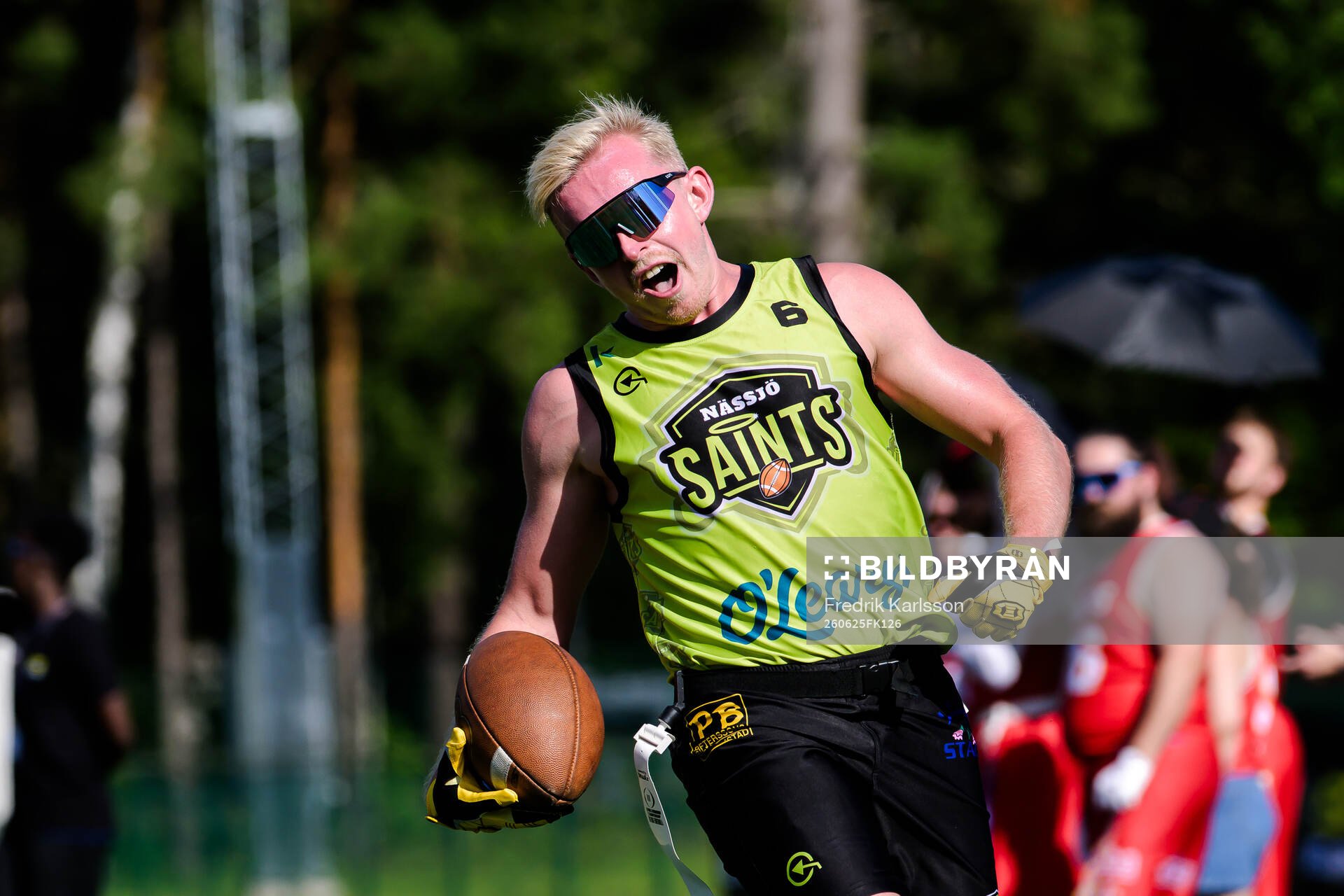 Nässjö Saints Linus Petersson jublar