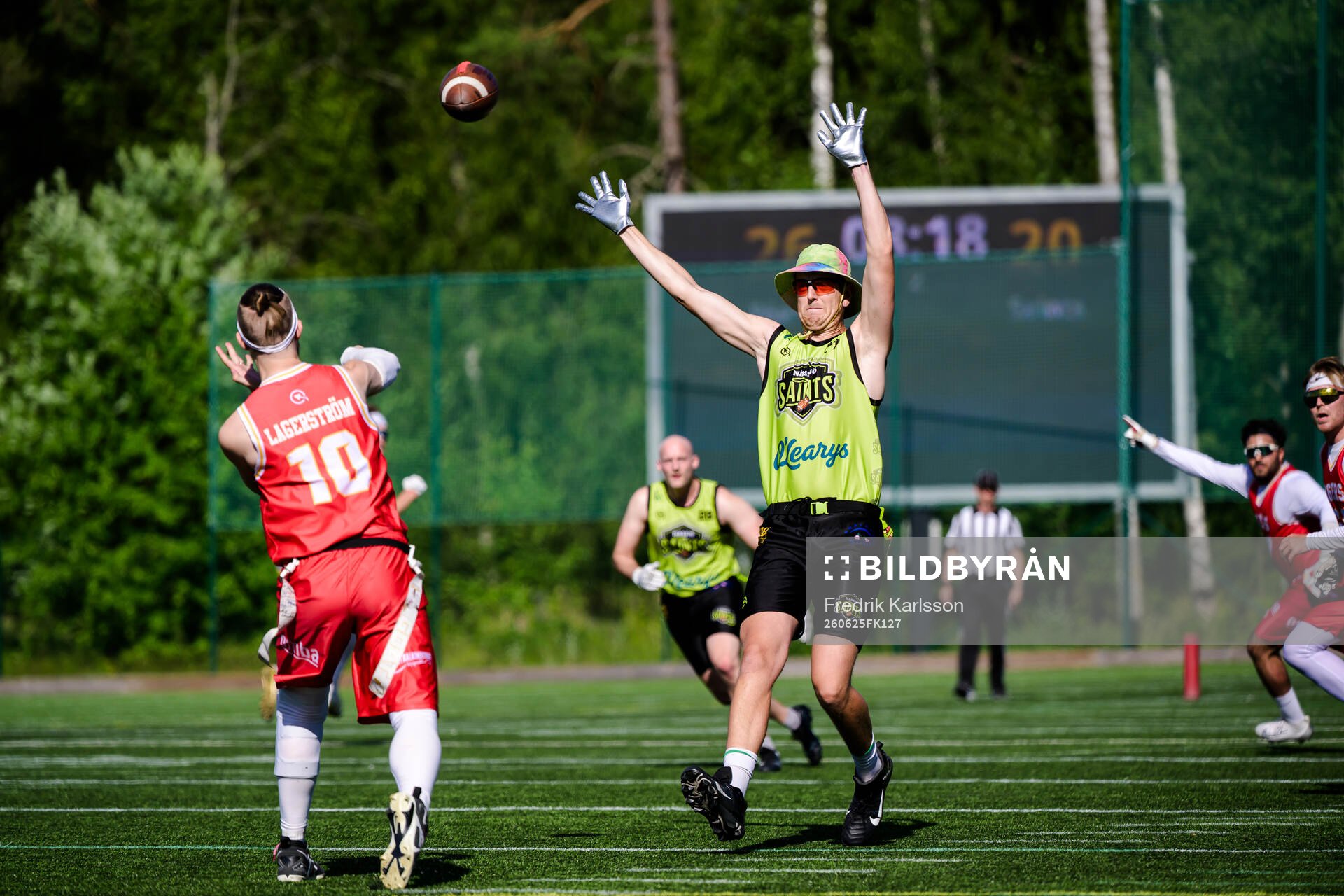 Uppsala 86ers Erik Lagerström och Nässjö Saints Dennis