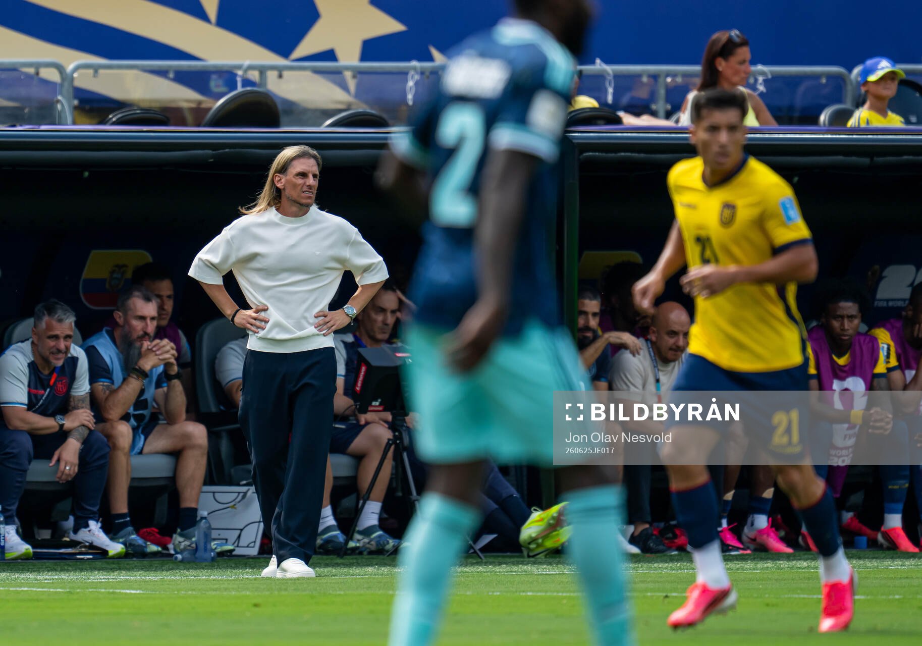 Head coach Sebastián Andrés Beccacece of Ecuador