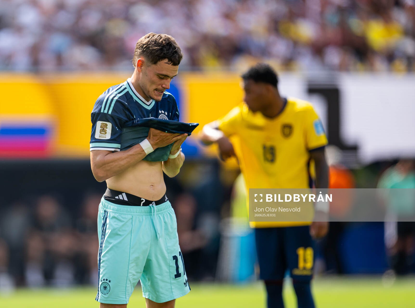 Florian Wirtz of Germany looks dejected