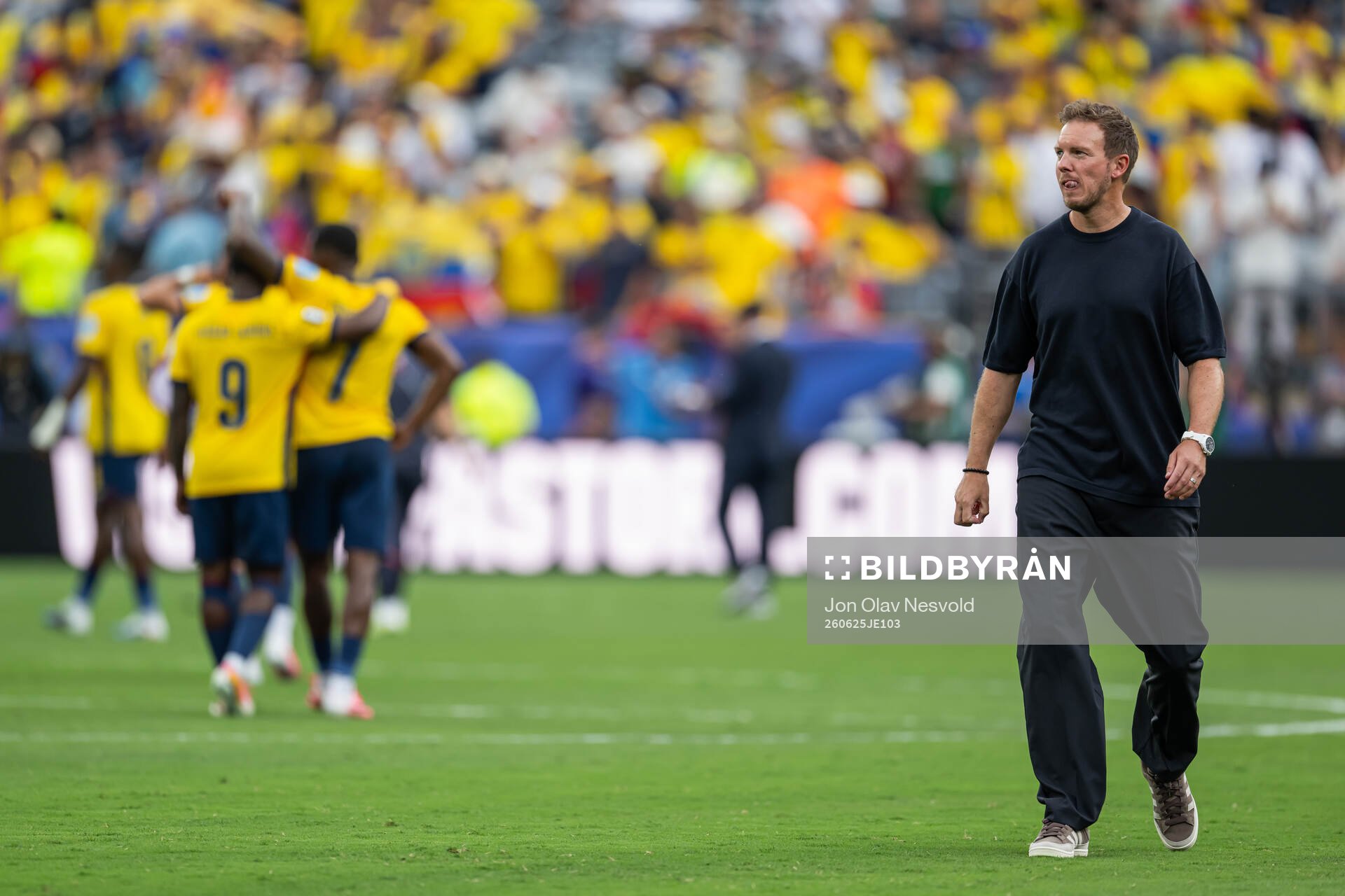 Head coach Julian Nagelsmann of Germany looks dejected