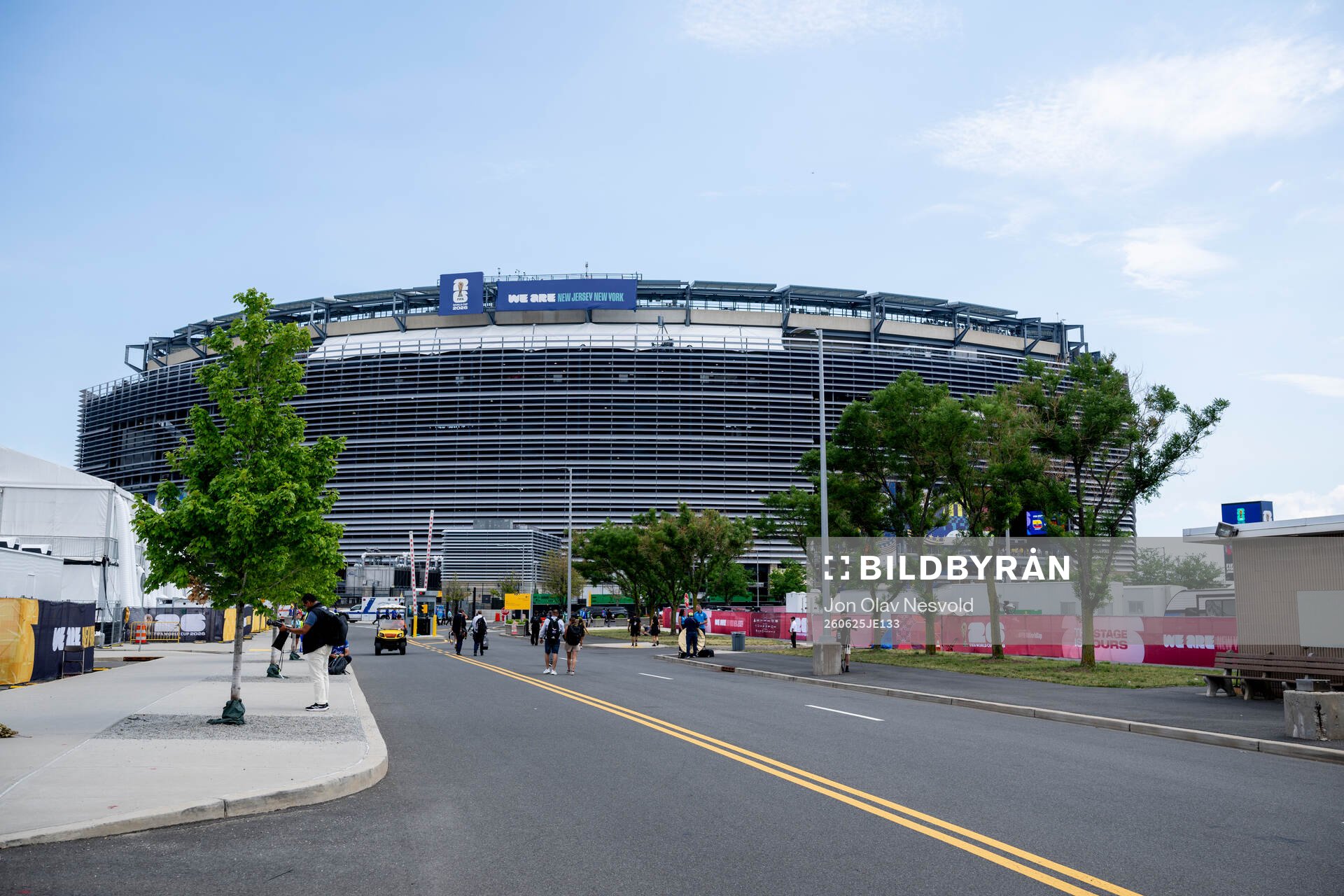 Exterior view of MetLife stadium