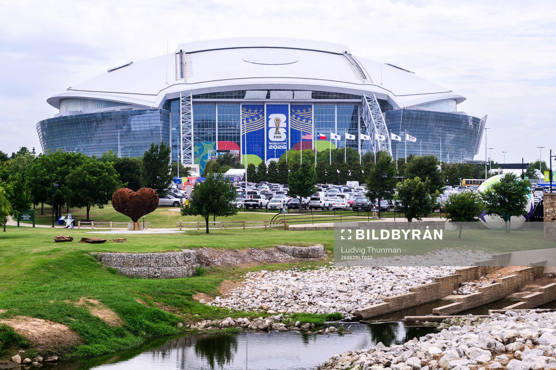 General view over Dallas Stadium