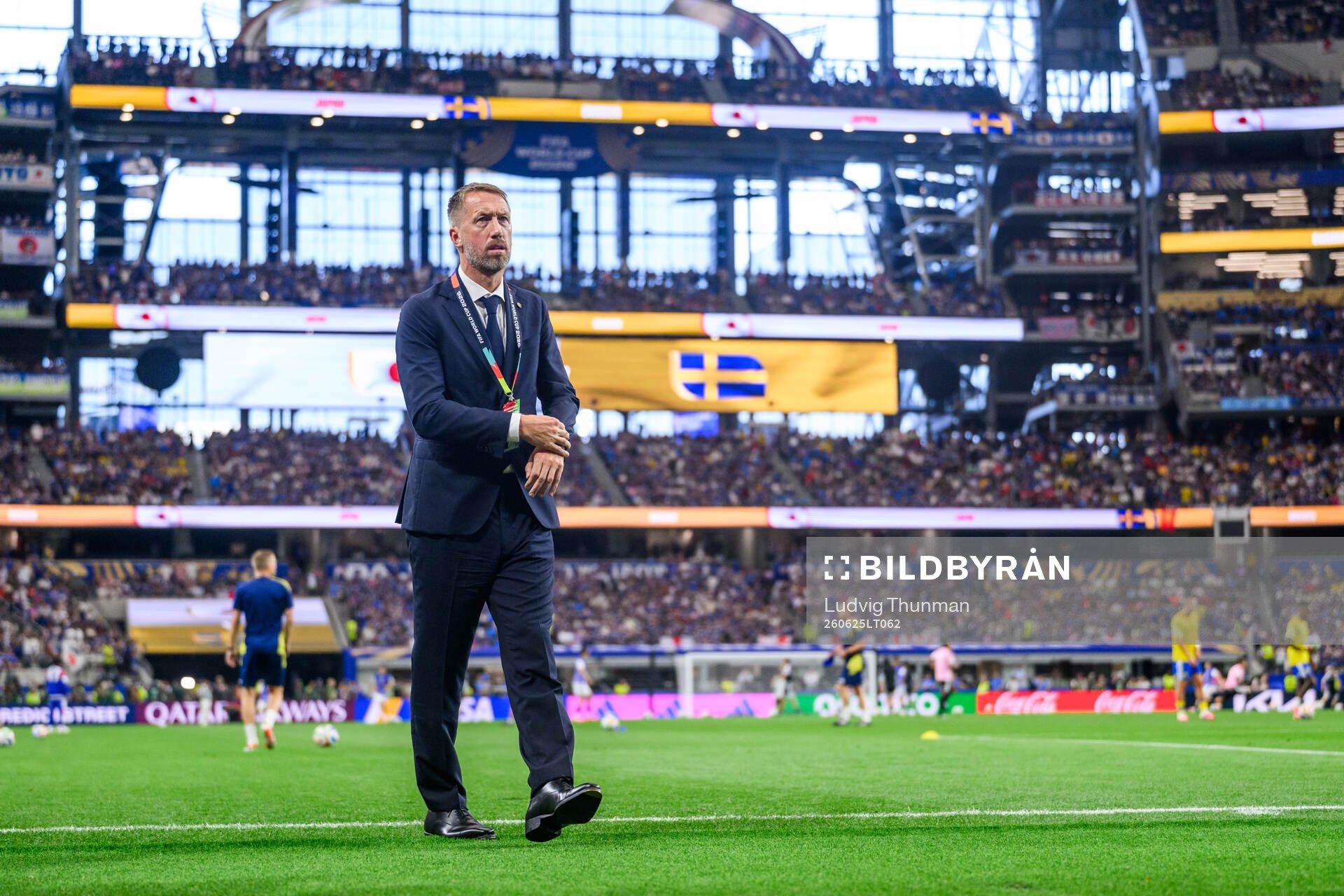 Head coach Graham Potter of Sweden