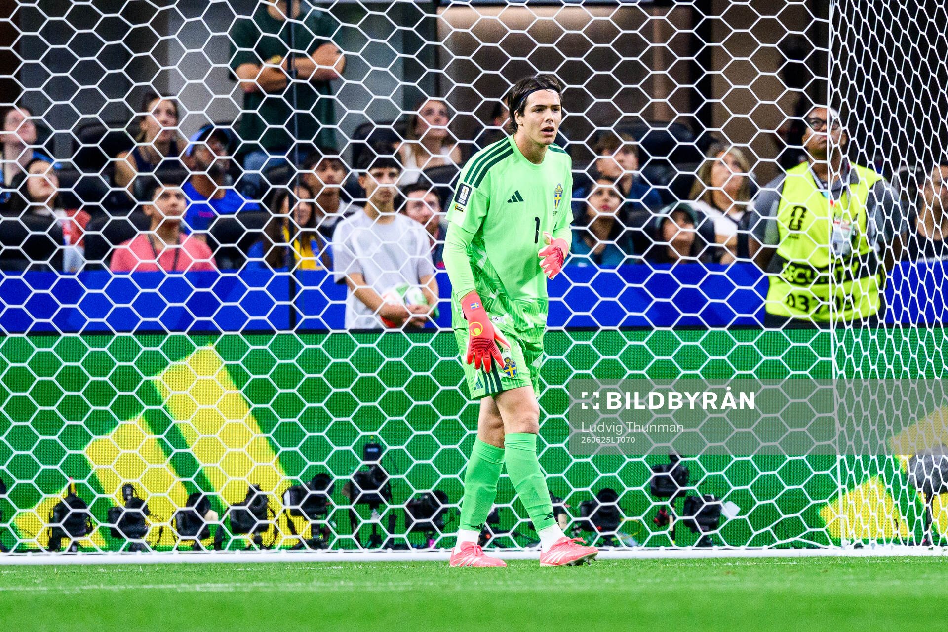 Goalkeeper Jacob Widell Zetterström of Sweden
