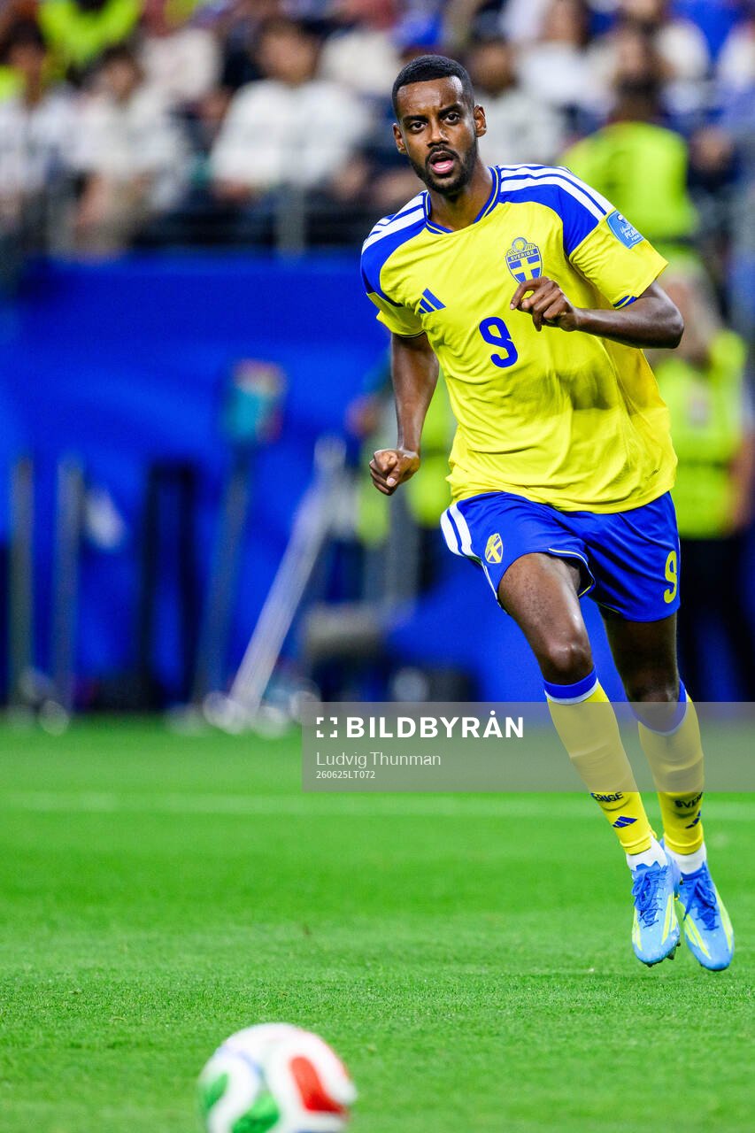 Alexander Isak of Sweden