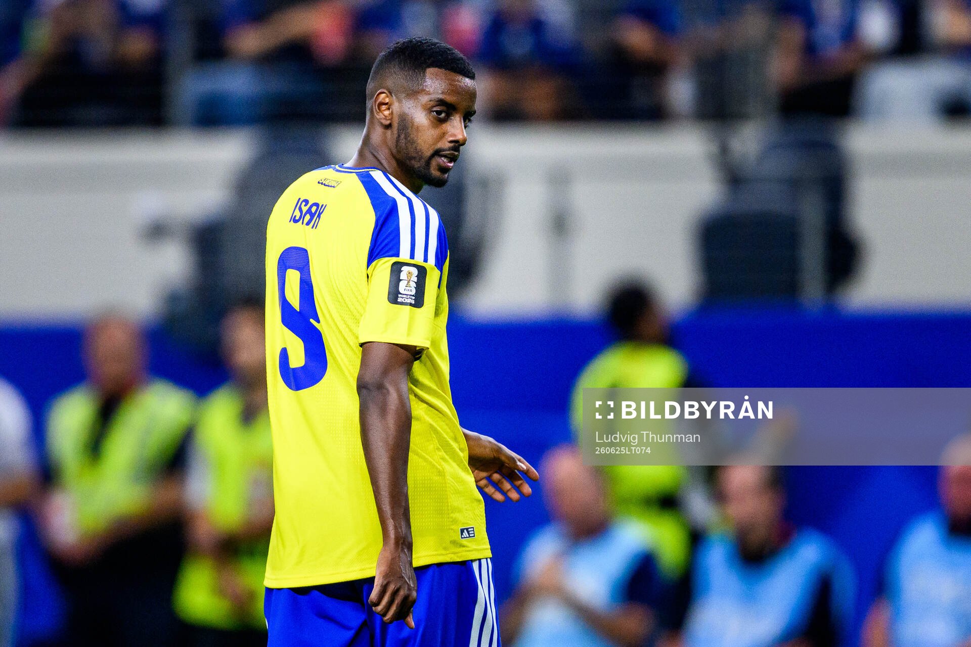 Alexander Isak of Sweden