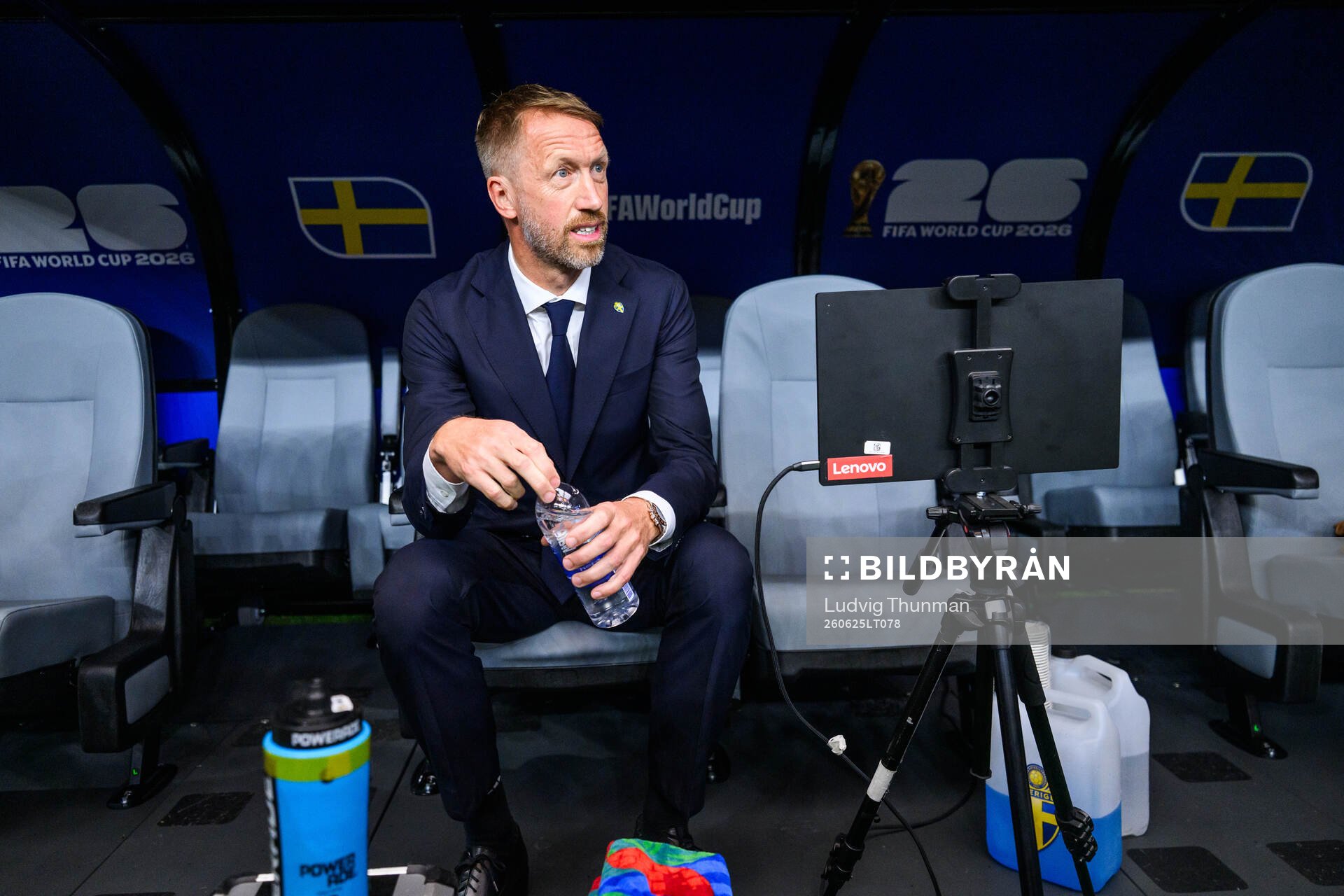 Head coach Graham Potter of Sweden