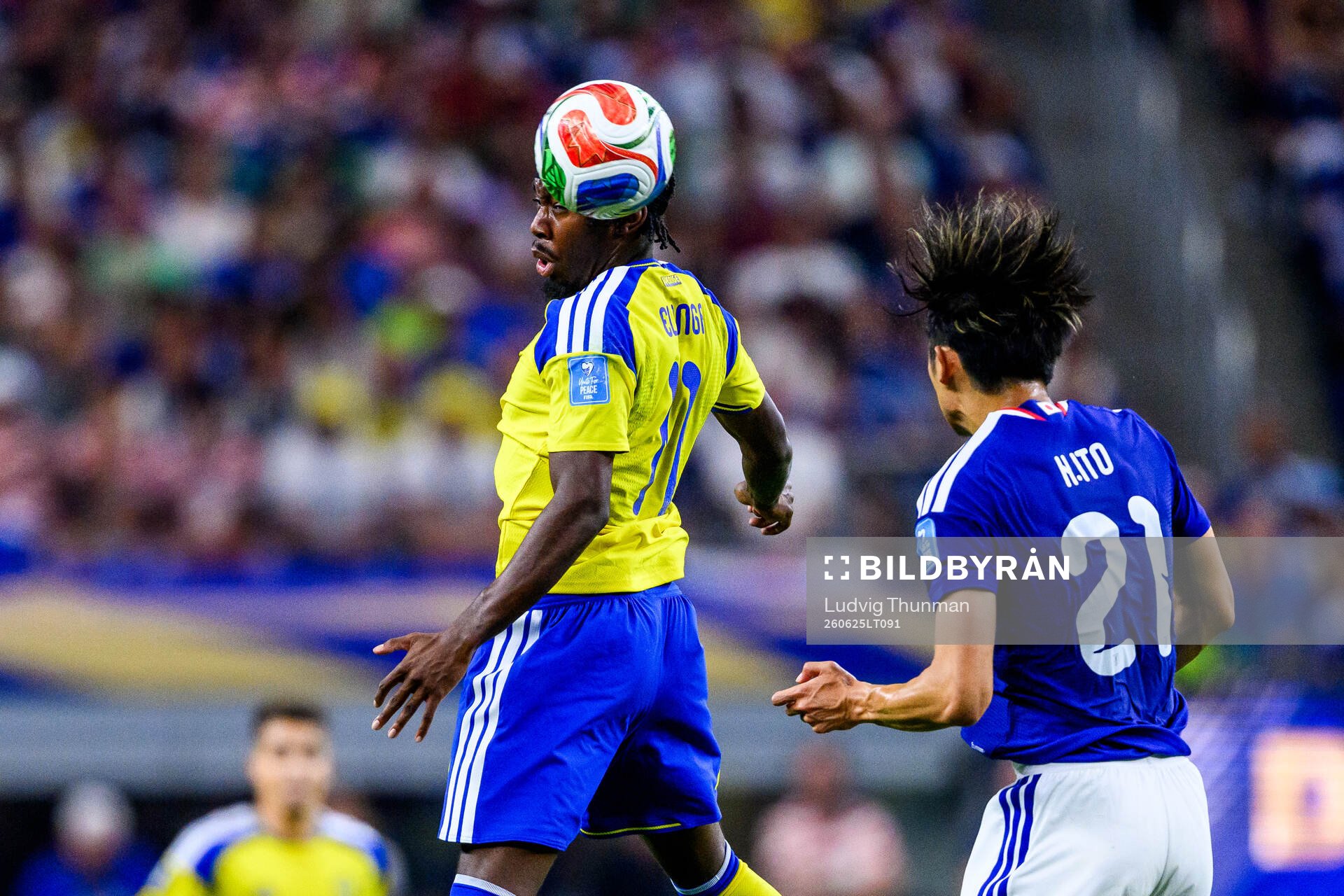 Anthony Elanga of Sweden and Hiroki Ito of Japan