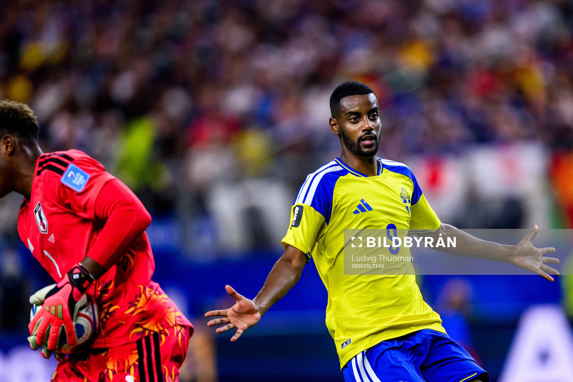 Alexander Isak of Sweden