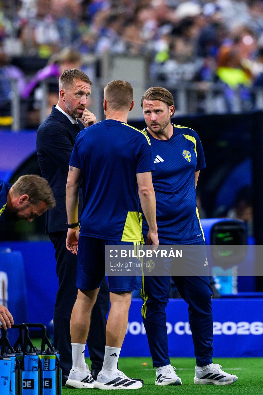 Head coach Graham Potter and Assistant coach Björn Hamberg